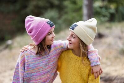 KIDS Muts beanie - NEWMADISON - moonlite mauve