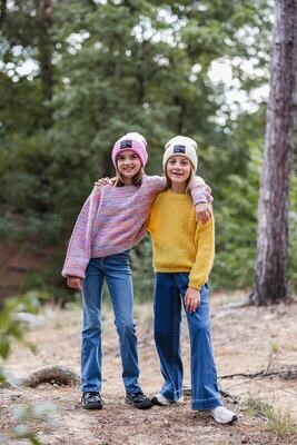 KIDS Jeansbroek bootcut - POLLY - medium blue