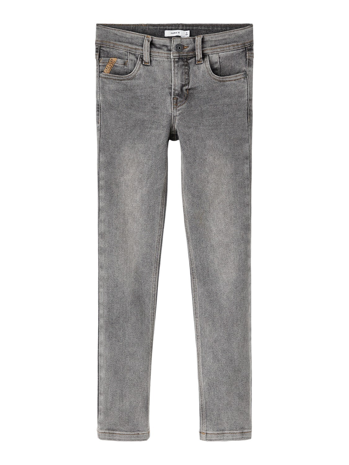 KIDS skinny jeans - PETE - dark grey denim