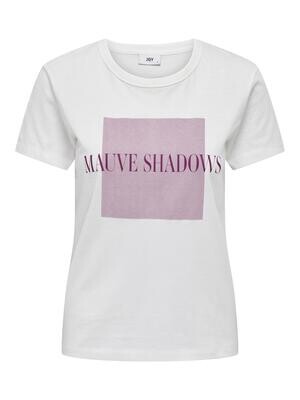 T-shirt - MICHIGAN - cloud dancer / mauve shadows