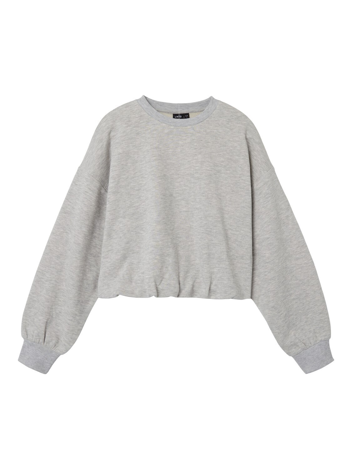 KIDS cropped sweater - HOPAL - light grey