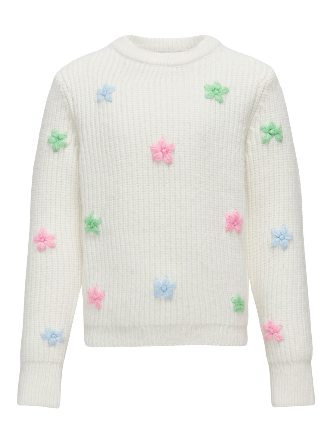 KIDS trui - VIRA - cloud dancer / dress blue
