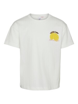 KIDS t-shirt - LEMON - snow white