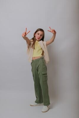 KIDS top - LINEA - yellow pear
