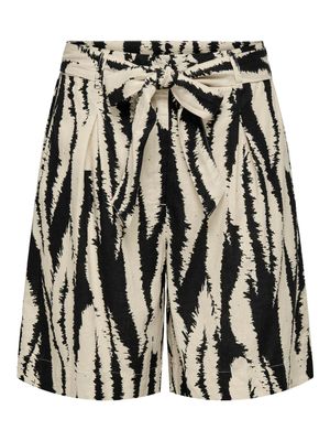 Short - PALERMO - tapioca black zebra