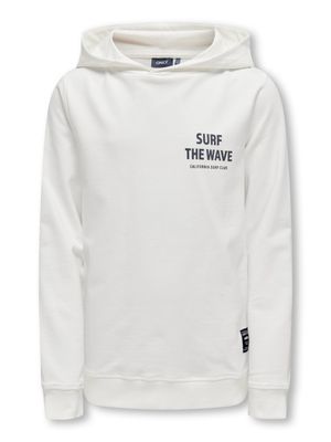 KIDS hoodie - FELIX - cloud dancer wave