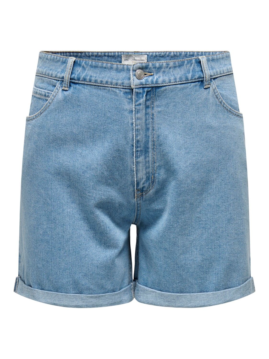+ Momfit short - VEGA - light blue denim