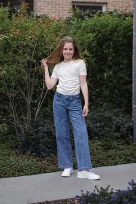 KIDS shirt- NOVEGAT - white alyssum