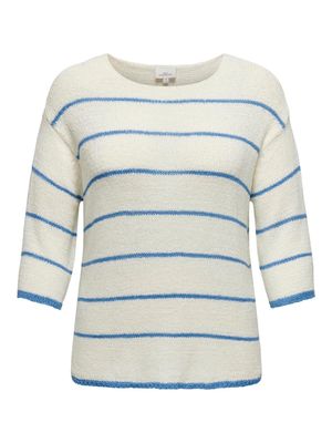 + Trui - GEENA - cloud dancer / azure blue + Trui - GEENA - cloud dancer / azure blue