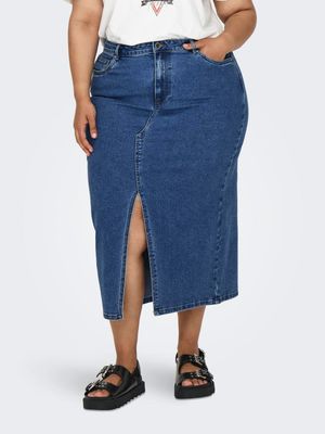 + Jeansrok - SIRI - medium blue denim