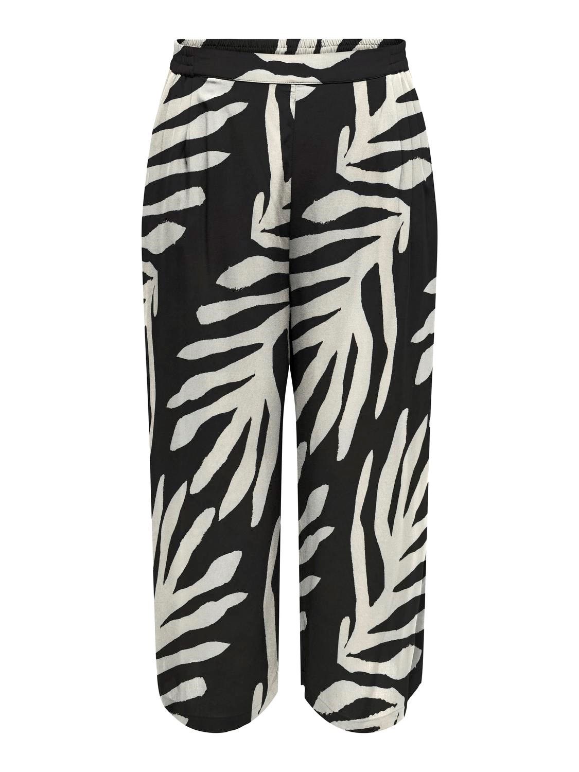+ Broek culotte - NOVA - black/unscaled palm