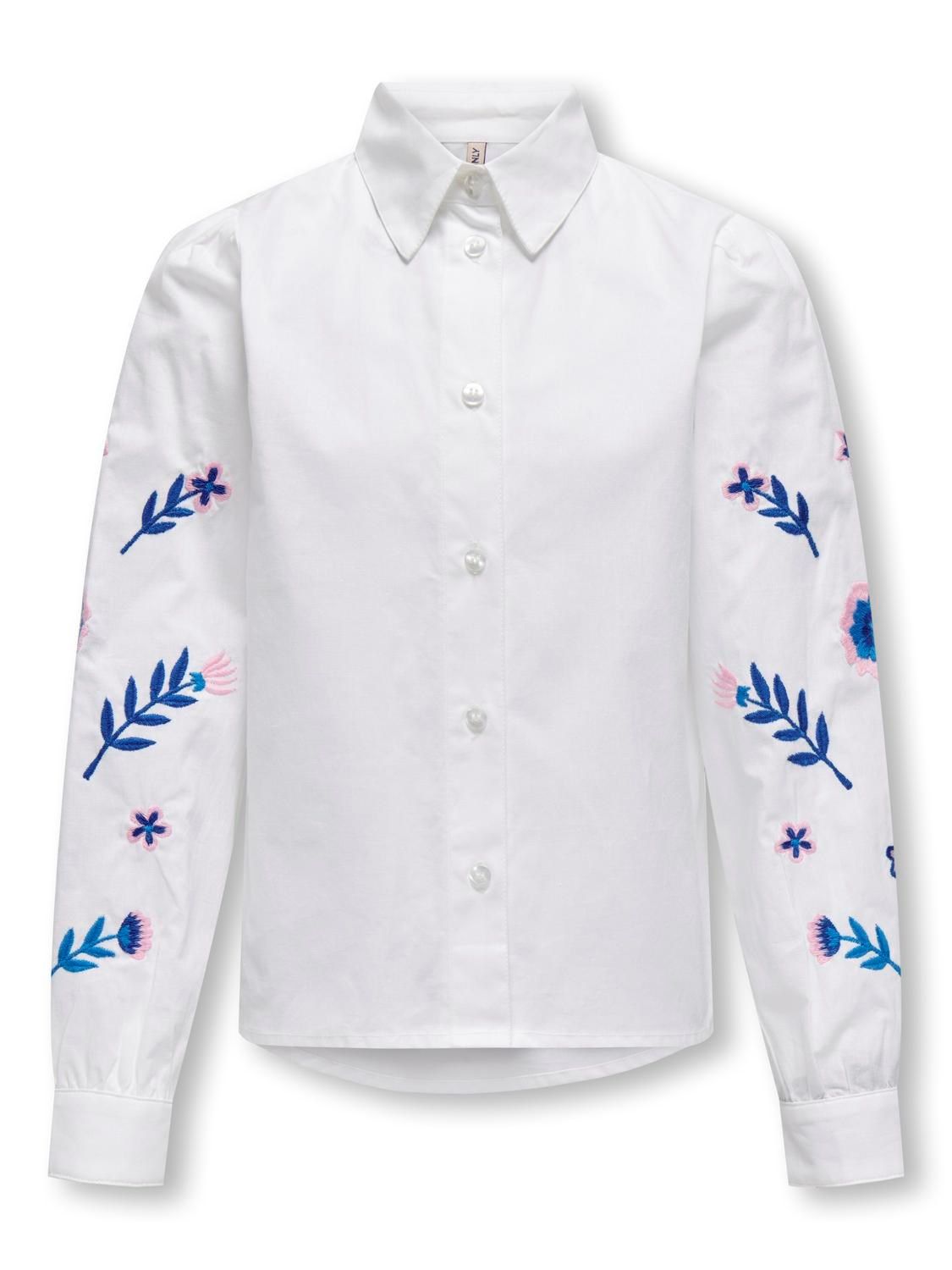 KIDS hemd - ZORA - bright white