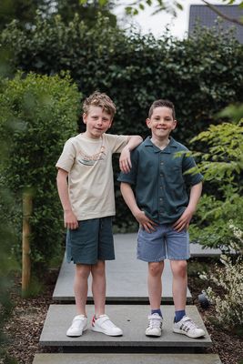 KIDS Short - ELON - donkergroen