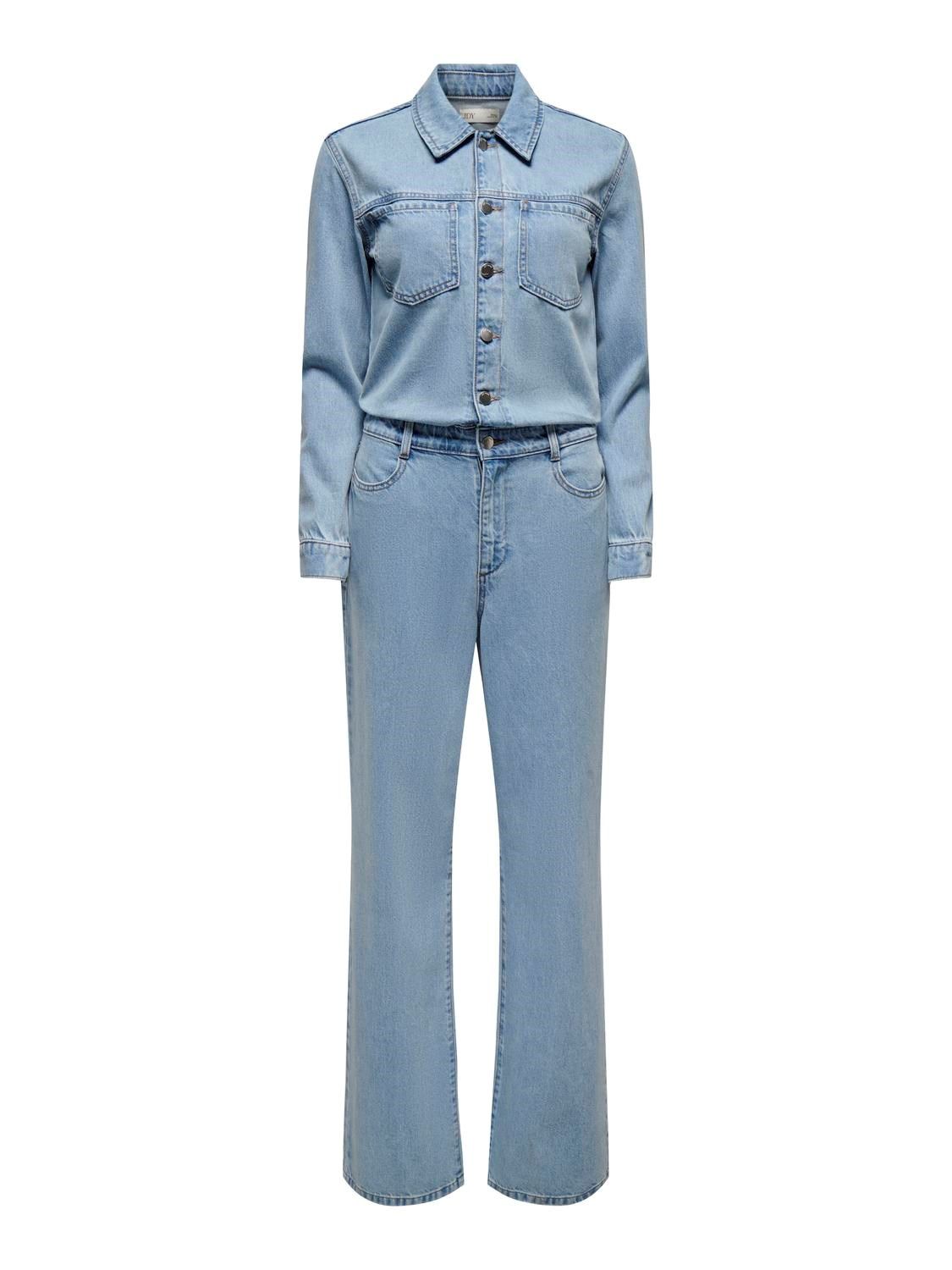 Jumpsuit - VIGGA - light blue denim