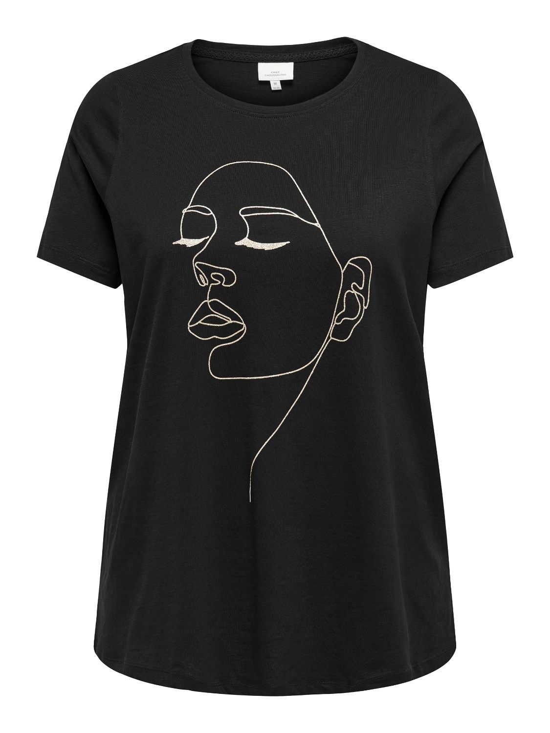+ T-shirt - ASJA - black