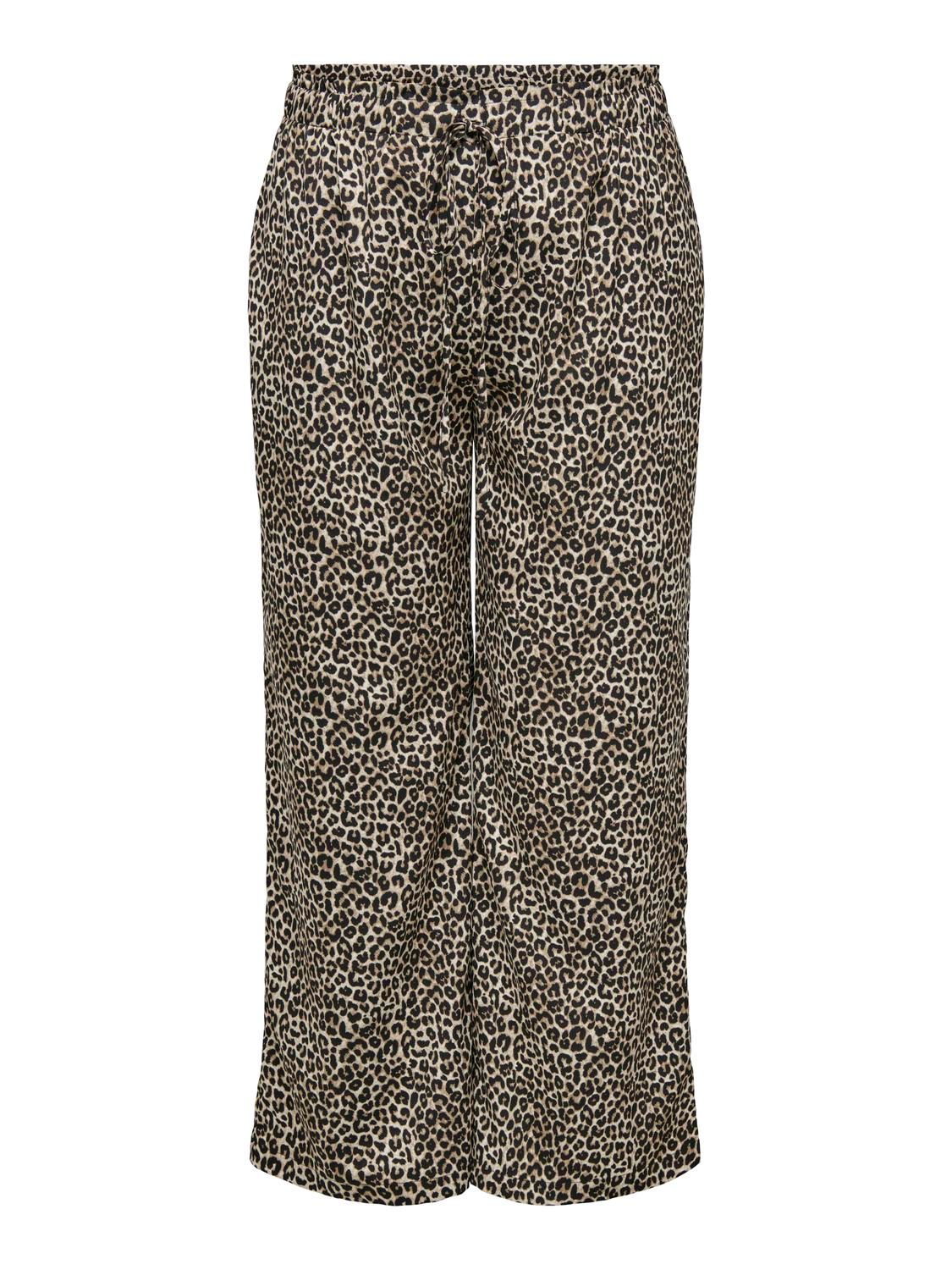 + Wijde lange broek - LIONA - pumice stone LEO