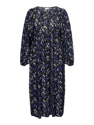 + Jurk - YAYA - clementia blue