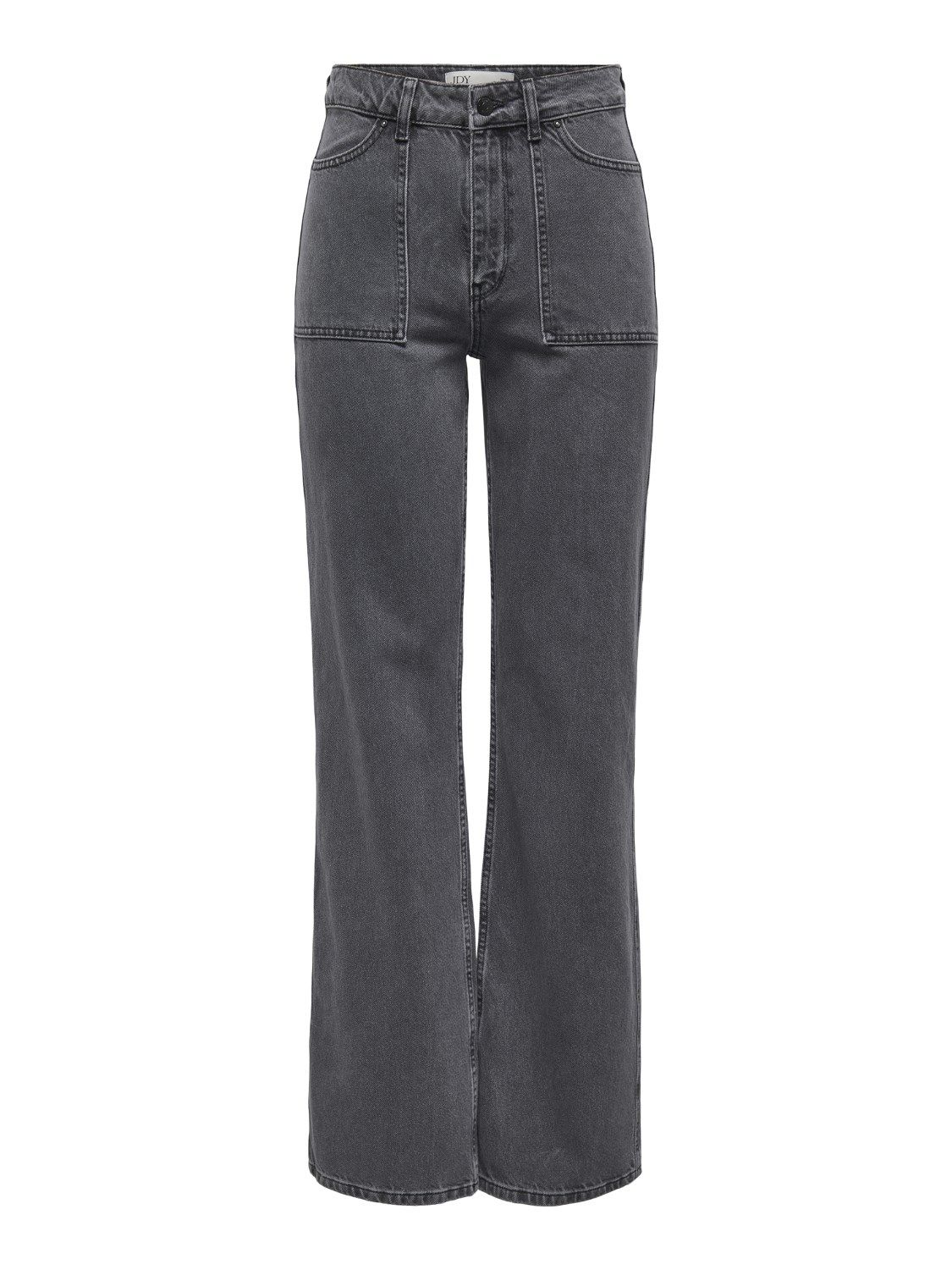 Wijde jeans - MAYA - grey denim