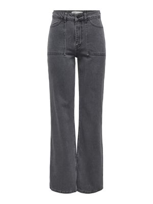 Wijde jeans - MAYA - grey denim