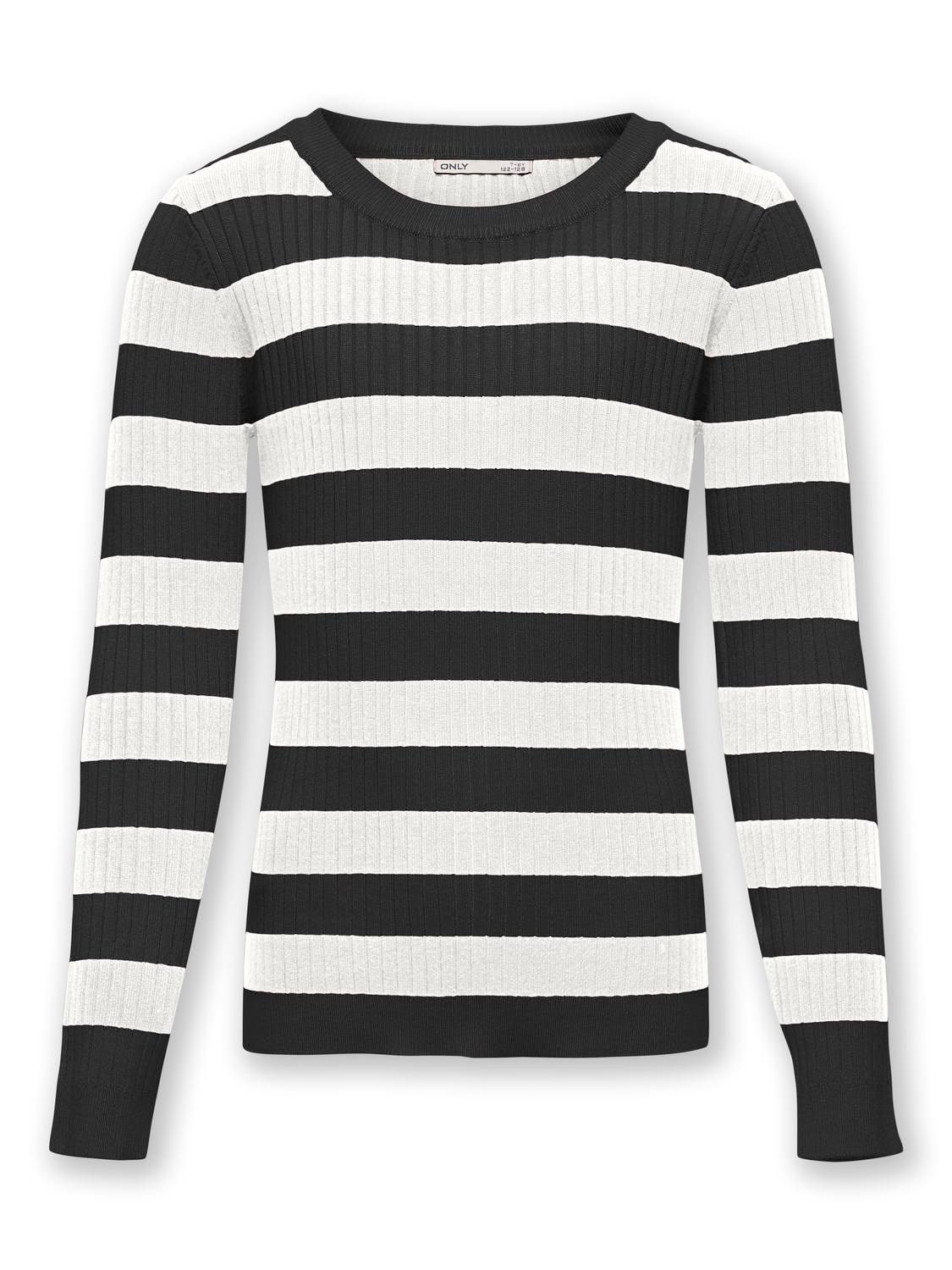 KIDS dunne trui - KAROL - black/cloud dancer