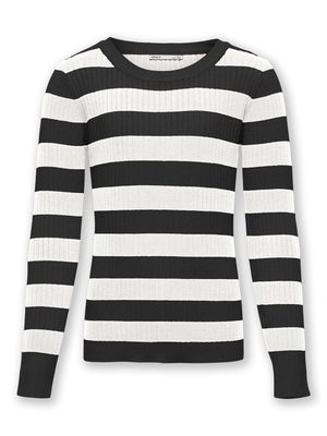 KIDS dunne trui - KAROL - black/cloud dancer KIDS dunne trui - KAROL - black/cloud dancer