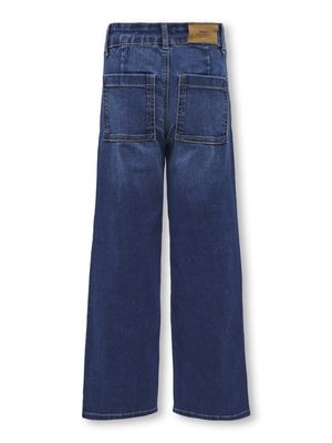 KIDS Wijde jeans - SYLVIE - dark blue denim