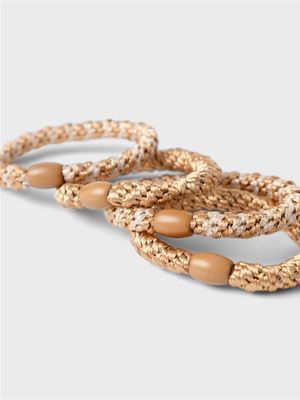 KIDS 4-pak haarrekjes - ARISE - goud