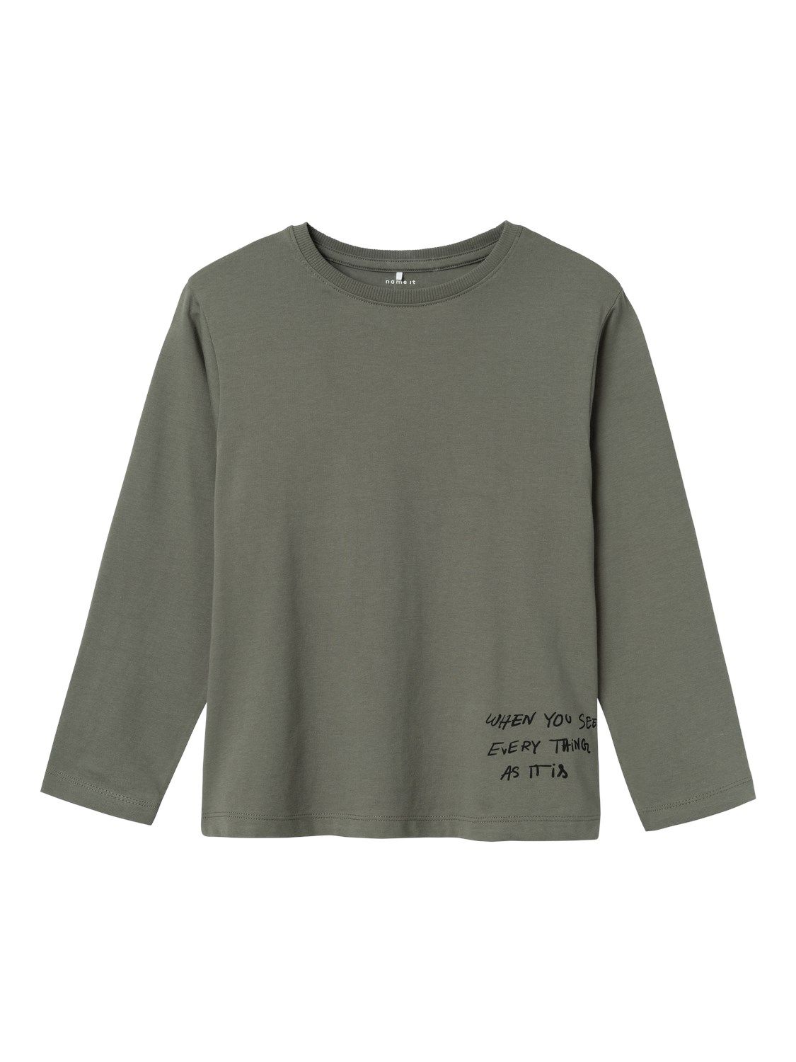 KIDS t-shirt met lange mouwen - NEPANNI - tea leaf