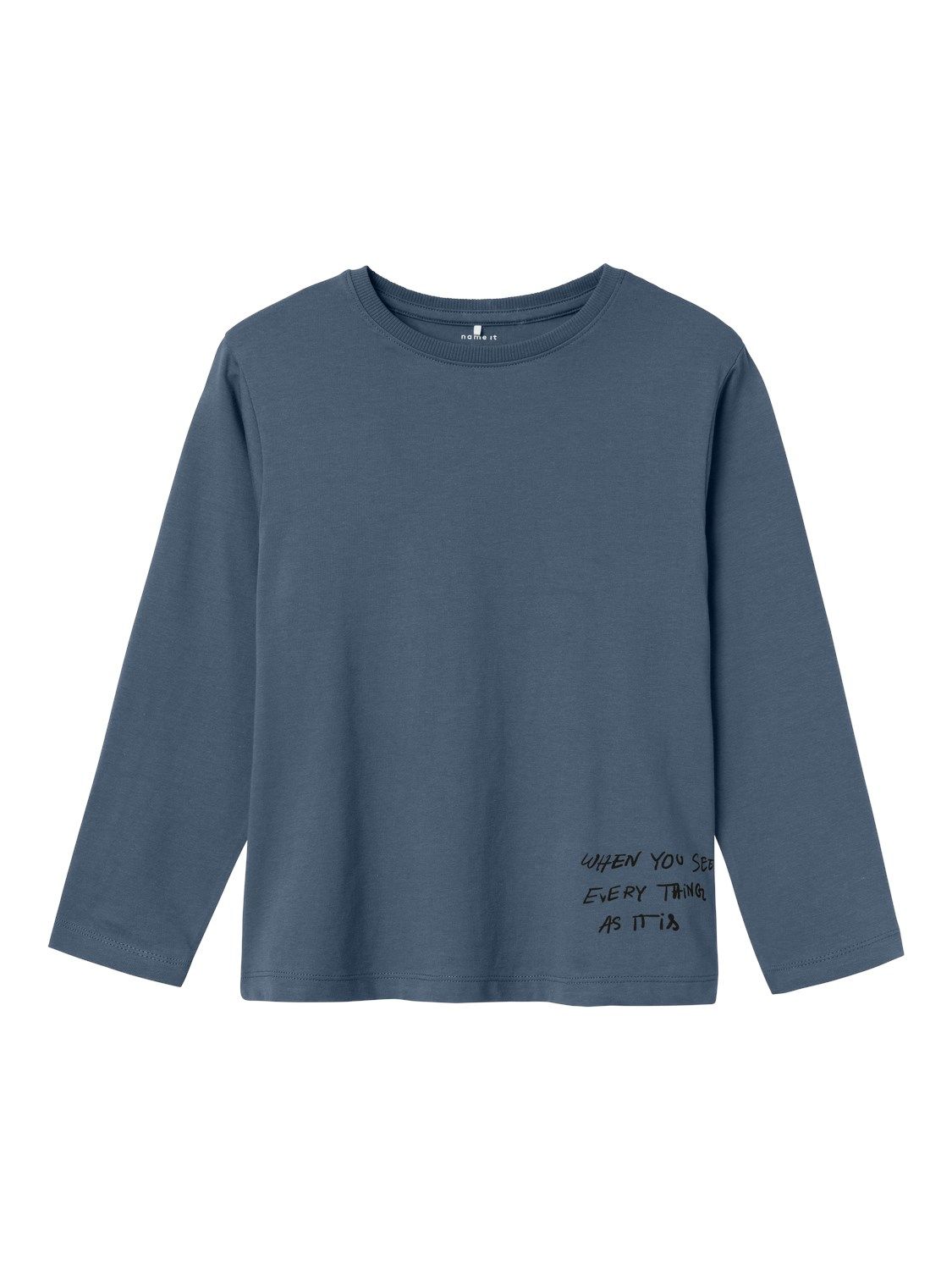 KIDS t-shirt met lange mouwen - NEPANNI - bering sea
