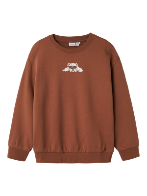 KIDS sweater - NAKRAVE - pecan pie