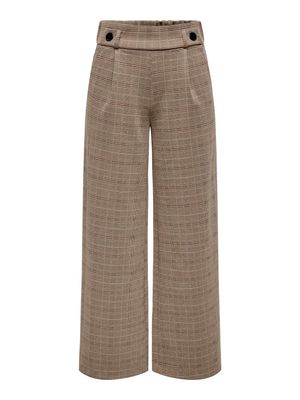 Dé broek geruit &quot;34 - GEGGO MIA - walnut