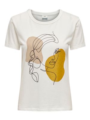 T-shirt - MICHIGAN - cloud dancer / gold glitter T-shirt - MICHIGAN - cloud dancer / gold glitter