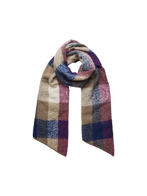 Sjaal - PYRON CHECKED - festival fuchsia