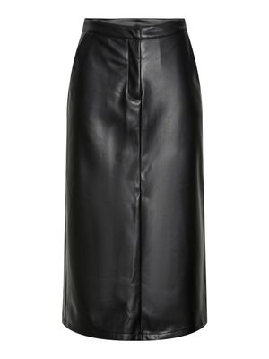 Faux leather rok - NEETH - black Faux leather rok - NEETH - black