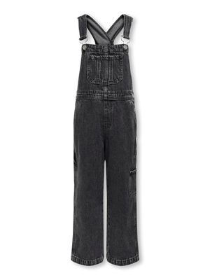 KIDS salopette - DAFFY - washed black KIDS salopette - DAFFY - washed black