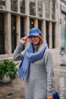 Pet in velours - JENNY - bellwether blue