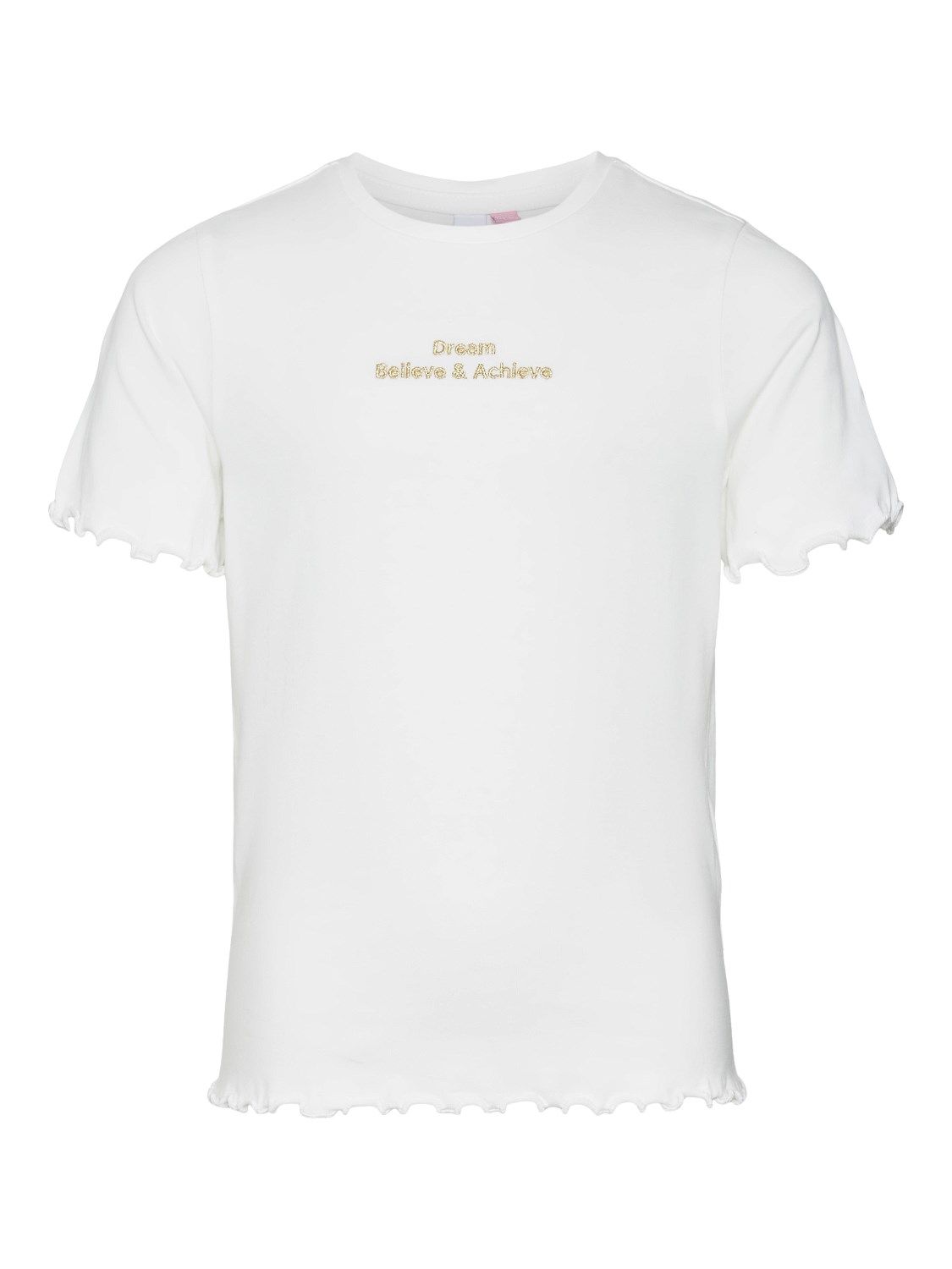 KIDS shirt - DREAMBIG - snow white