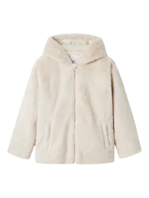 KIDS faux fur vestje - MILA - moonbeam