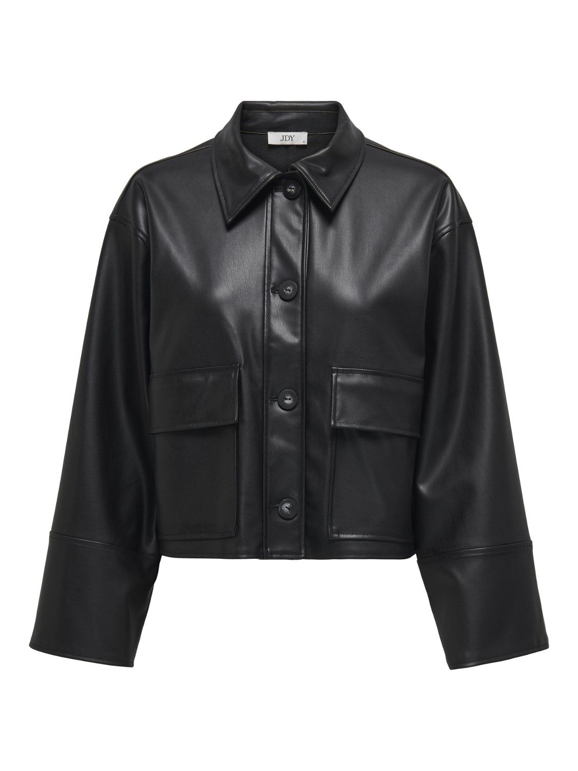 Vest / jacket in PU - ALEXA - zwart