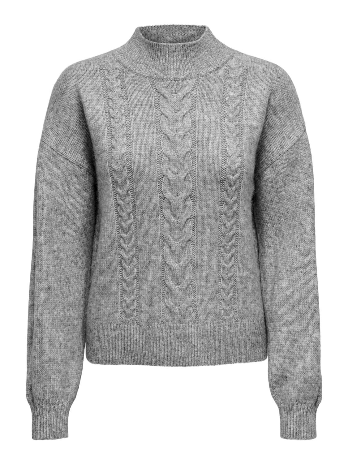 Kabeltrui - SUSANNA - medium grey