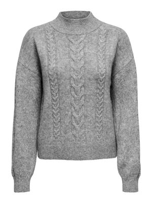 Kabeltrui - SUSANNA - medium grey