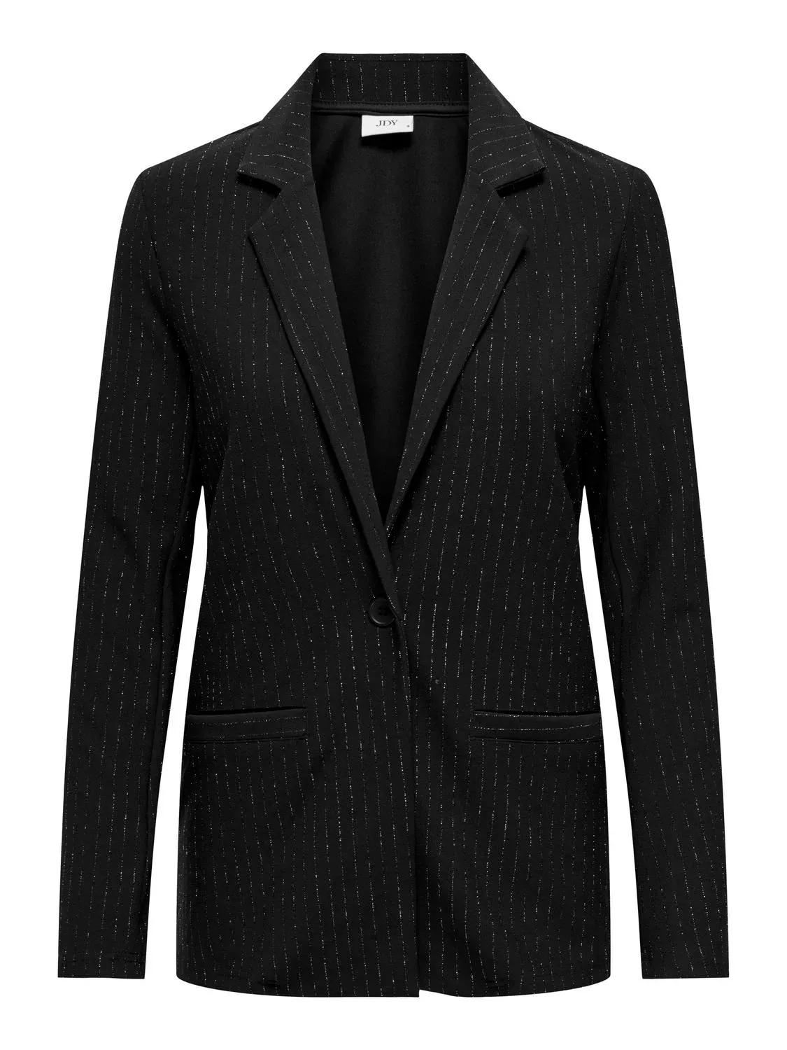 Blazer - MARY - black / silver pinstripe