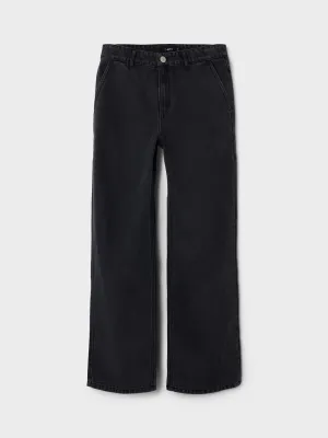 KIDS jeans - TOIZZA - black denim washed