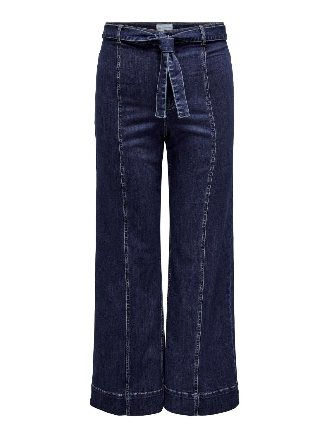 + Wijde jeans - MADISON - dark blue denim