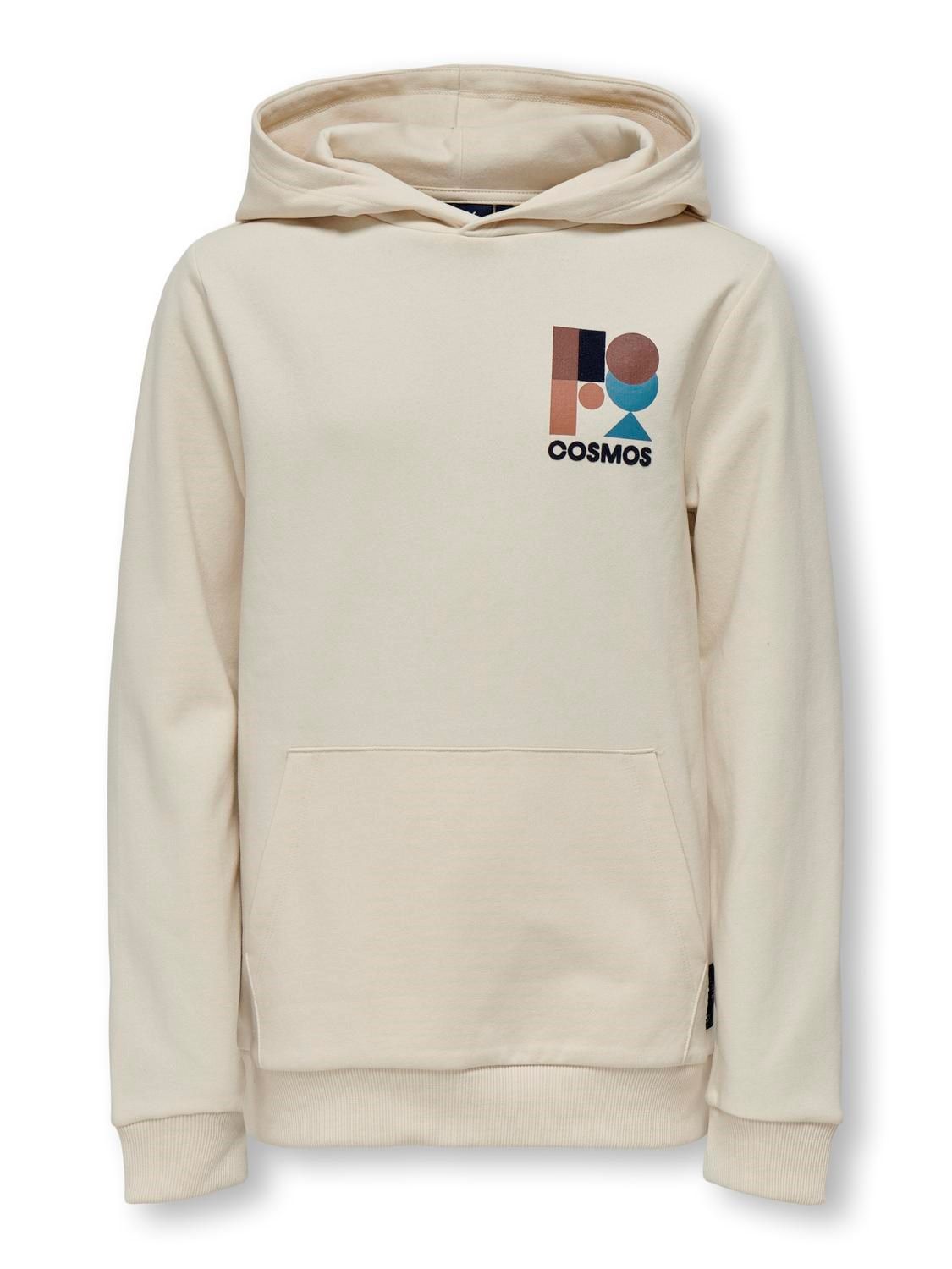 KIDS hoodie - MORGAN - whitecap gray