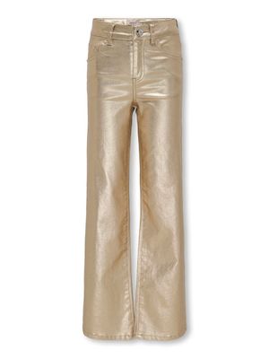 KIDS Wijde broek - JUICY - gold KIDS Wijde broek - JUICY - gold