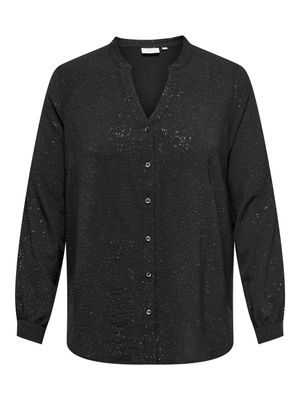 + Blouse - JOSEE - black/silver foil