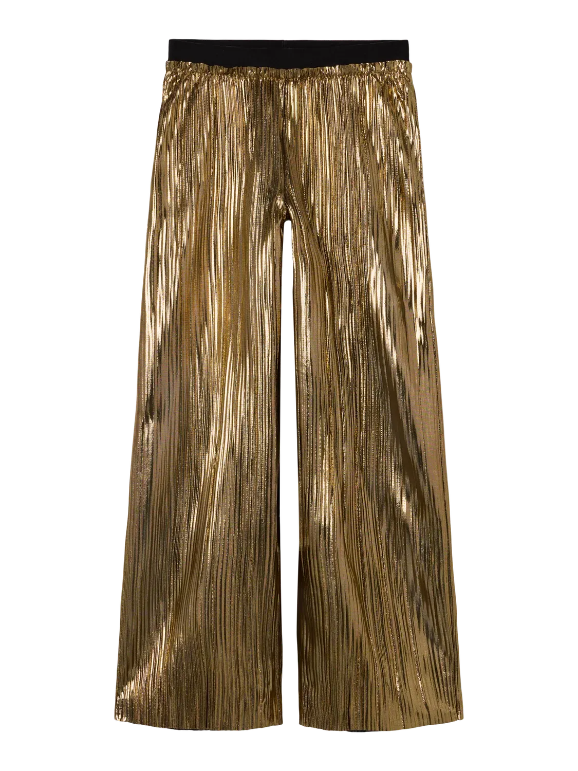 KIDS Wijde glitterbroek - RITALLICA - gold