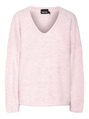 Oversized v-nek trui - PAM - pink a boo Oversized v-nek trui - PAM - pink a boo