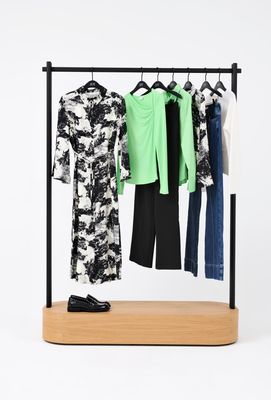Midi jurk - EVELYN - black